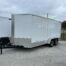 Tandem 5 lug trailer with side door and ramp