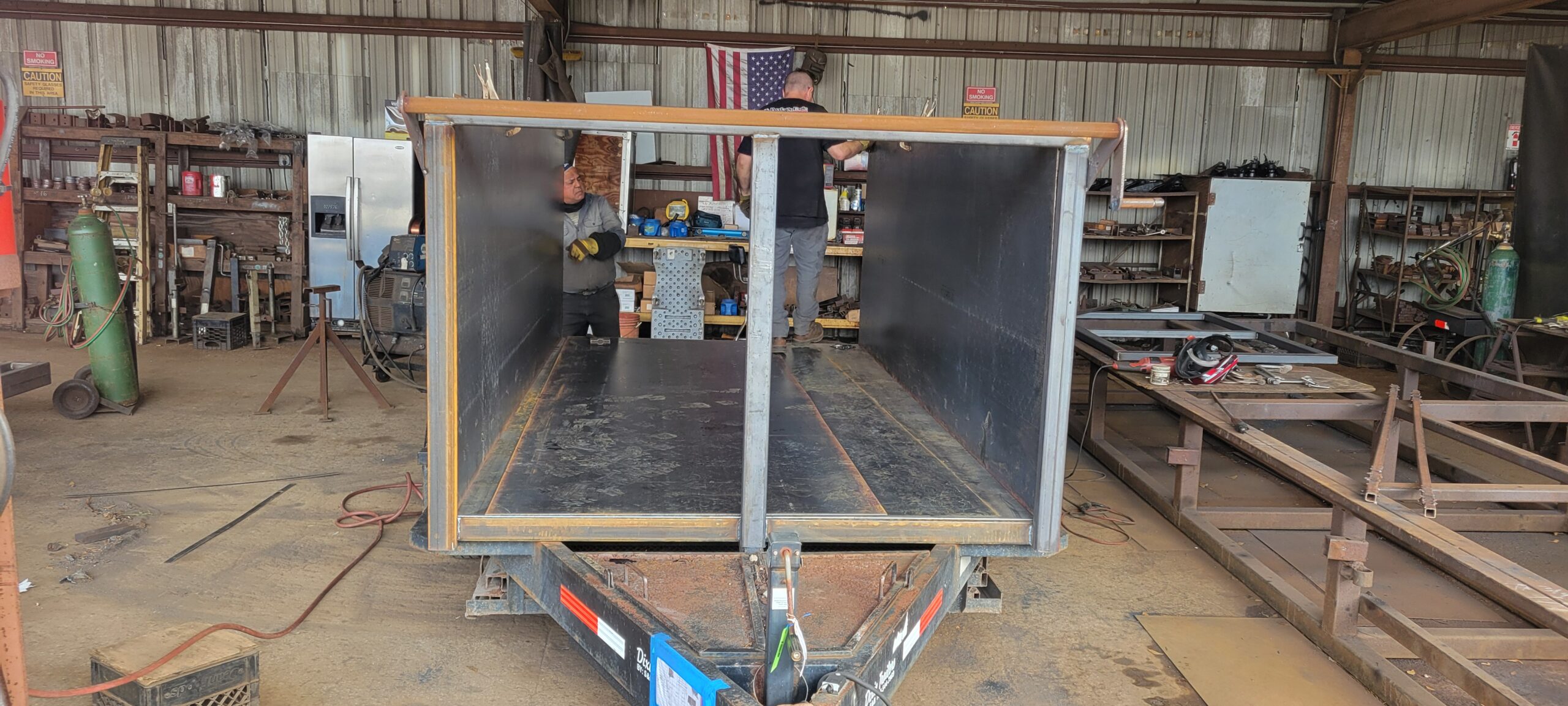 new dump trailer bed scaled